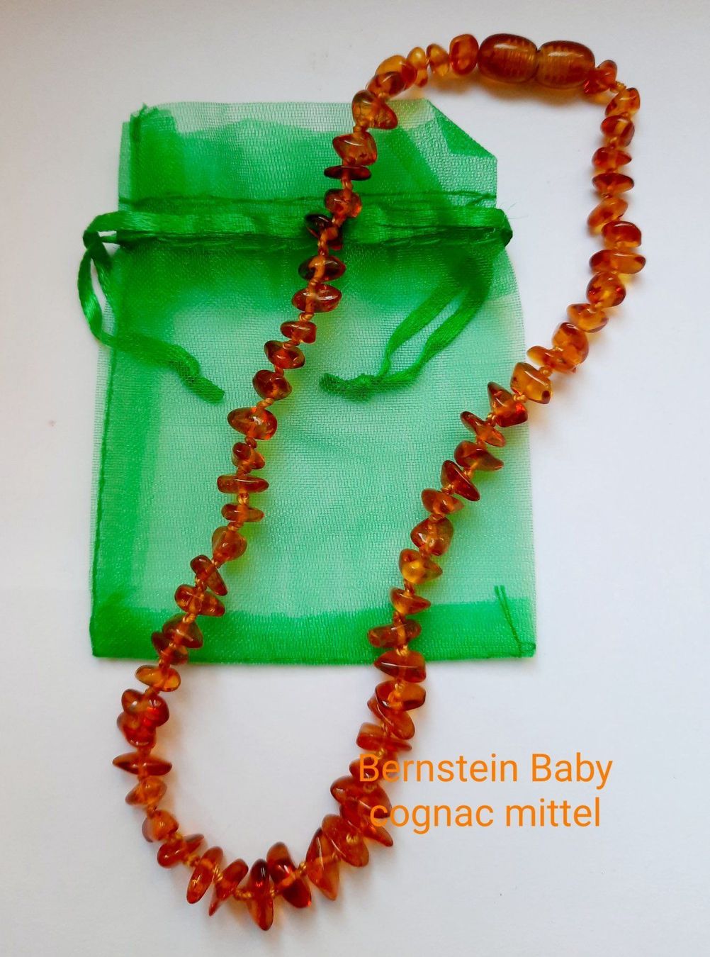Ketten: Bernstein Kette Baby Farbe Cognac – Neu (gemäss Beschreibung) aus Uster von sista-esta