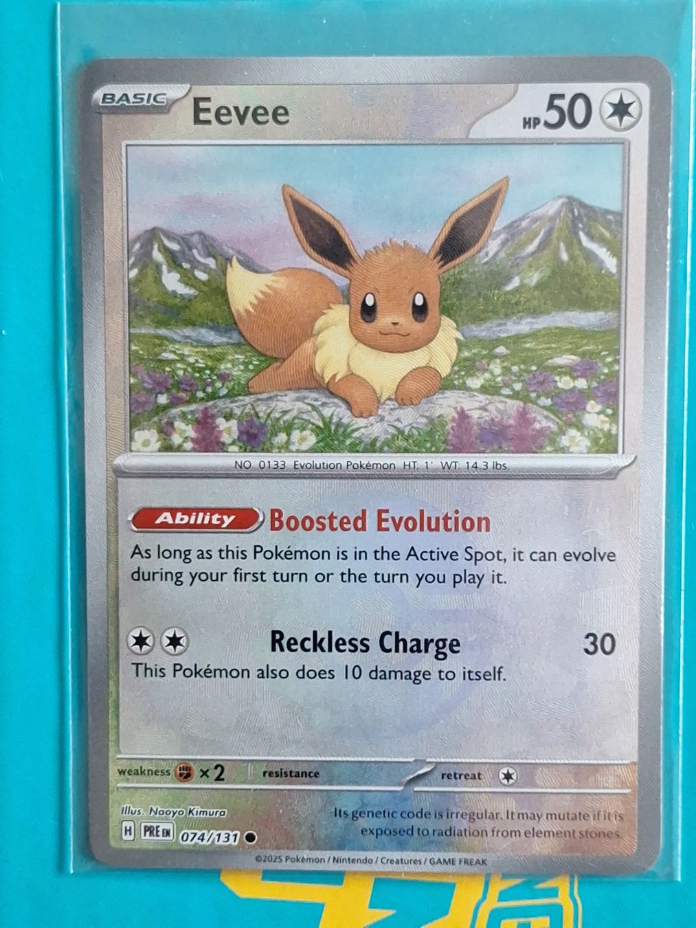 Pokémon Carte collezionabili: Eevee - Evoli - Pokeball Reverse Holo Prismatic Evolution – Usato da Altstätten SG venduto da GGsGameshop