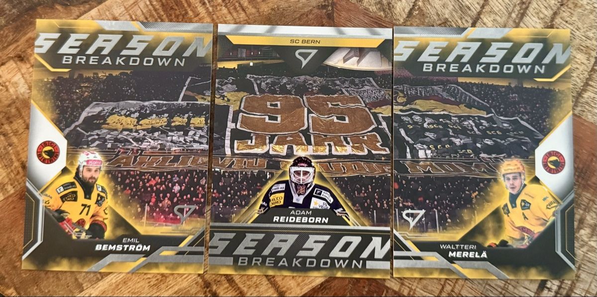 Sportzoo Carte collezionabili: SportZoo Season Breakdown SCB Bern – Nuovo (secondo la descrizione) da Bern venduto da chr_7zcw