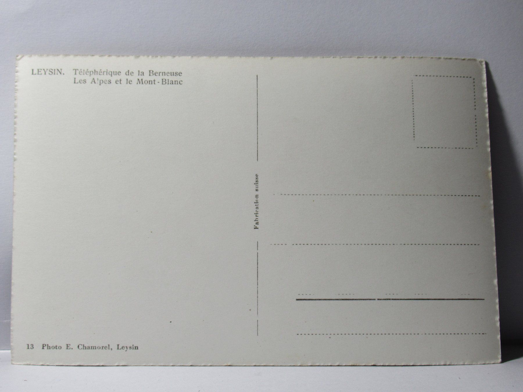 Cartoline postali: Leysin , Téléphérique de la Berneuse – Nuovo (secondo la descrizione) da Grenchen venduto da Bluemchen1900 2