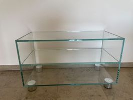 TV Gestell aus Glas