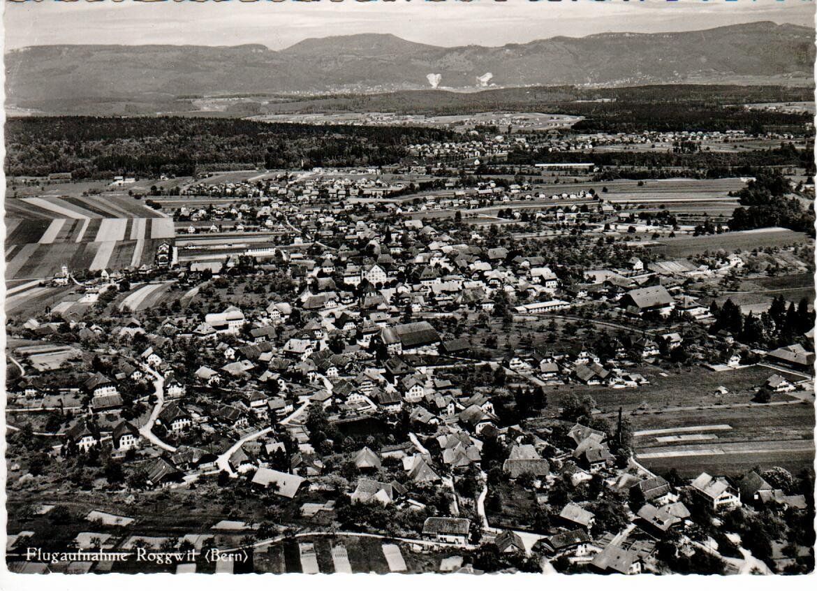 Cartoline postali: Flugaufnahme Roggwil BE – Usato da Wolhusen venduto da Curver9