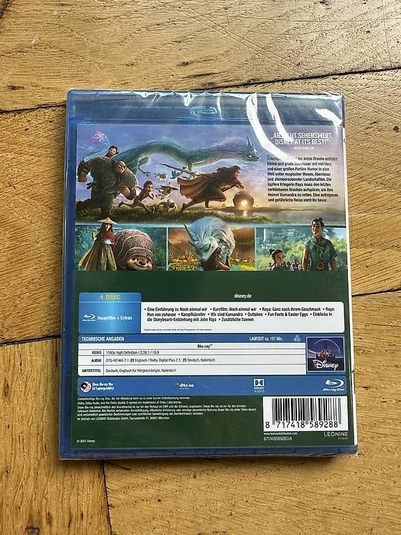 Tutti i DVDs: Blue-ray "Raya und der letzte Drache" - Disney – Usato da Zuerich venduto da Tozde 1