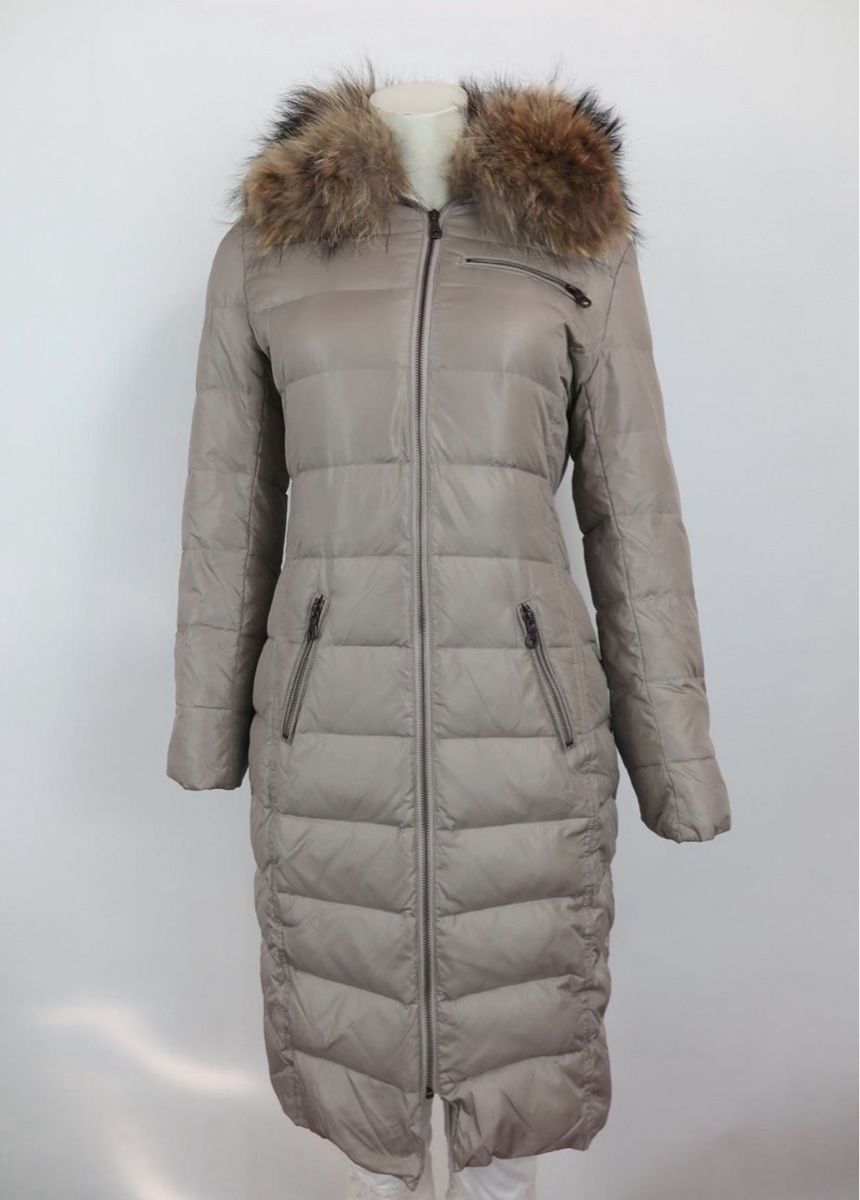 Kookai Cappotti: KOOKAI Stepmantel Beige mit Pelzbesatz – Usato da Watt venduto da Stellina811