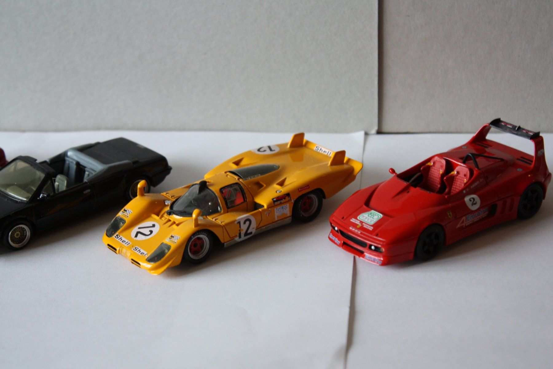 Modellautos: 4 Ferrari Resin-Modelle 1/43 – Gebraucht aus Zug von raucher01 1