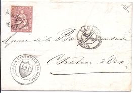 RAPPEN No. 24G sur lettre de LAUSANNE à CHÂTEAU D'OEX