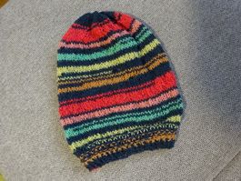 Freche Basket-Strickmütze/Lana Calze