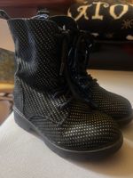 Kinderstiefel schwarz mit Glitzer