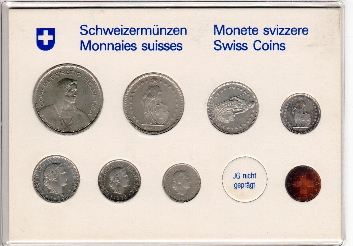 Toutes les monnaies: Münzsatz  1975 – D'occasion à Wolhusen par Curver9 1