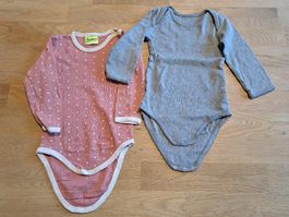 2 Bodys Gr. 80 Langarm Noa Noa organic Dänemark