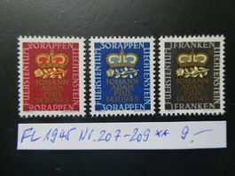 FL 1945 Nr. 207-209 postfrisch **
