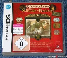 PROFESSOR LAYTON SCHATULLE PANDORA - DS Nintendo
