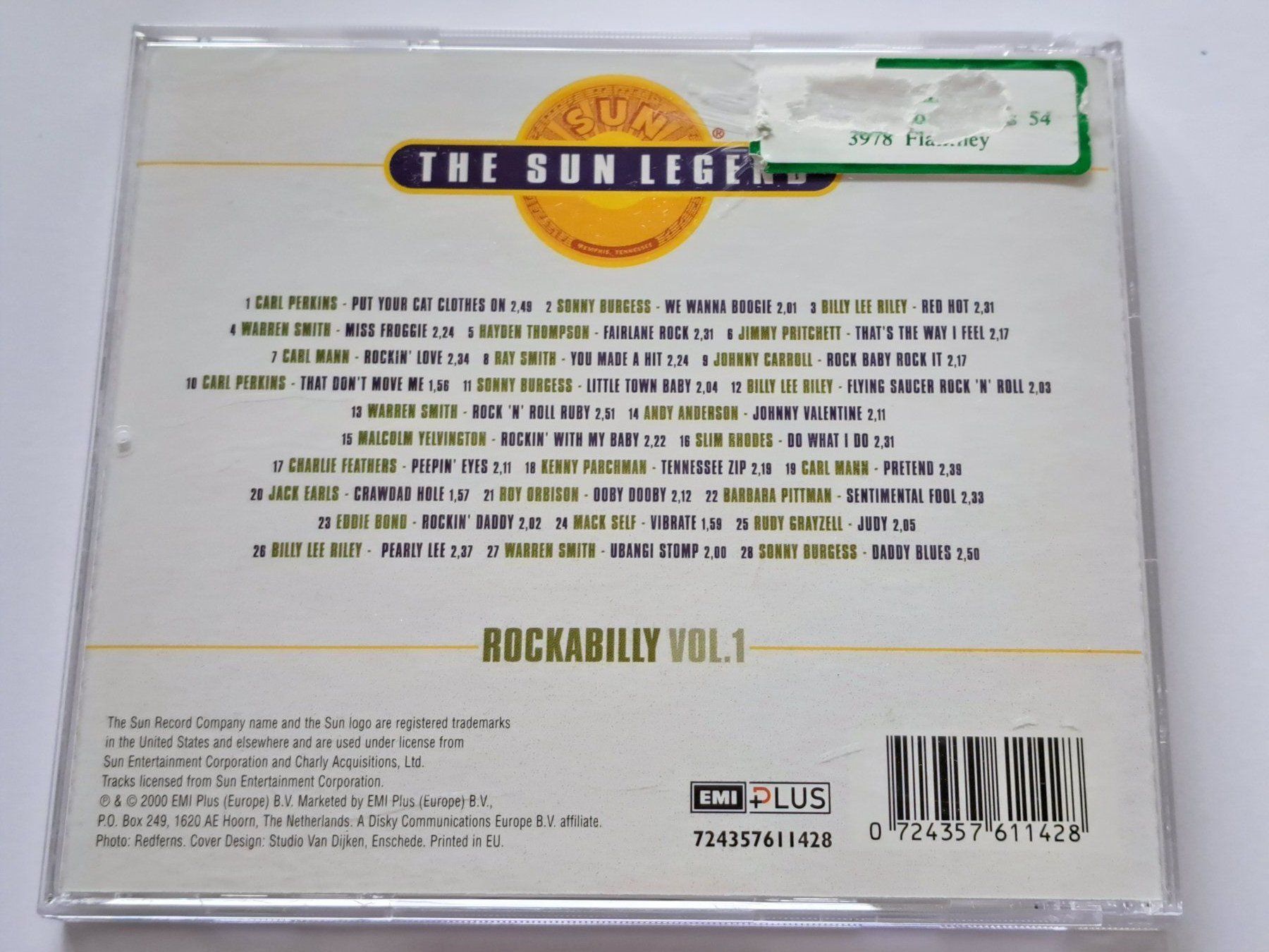 CDs: Cd The Sun Legend - Rockabilly Volume 1 – Gebraucht aus Pully von bro_n52j 1