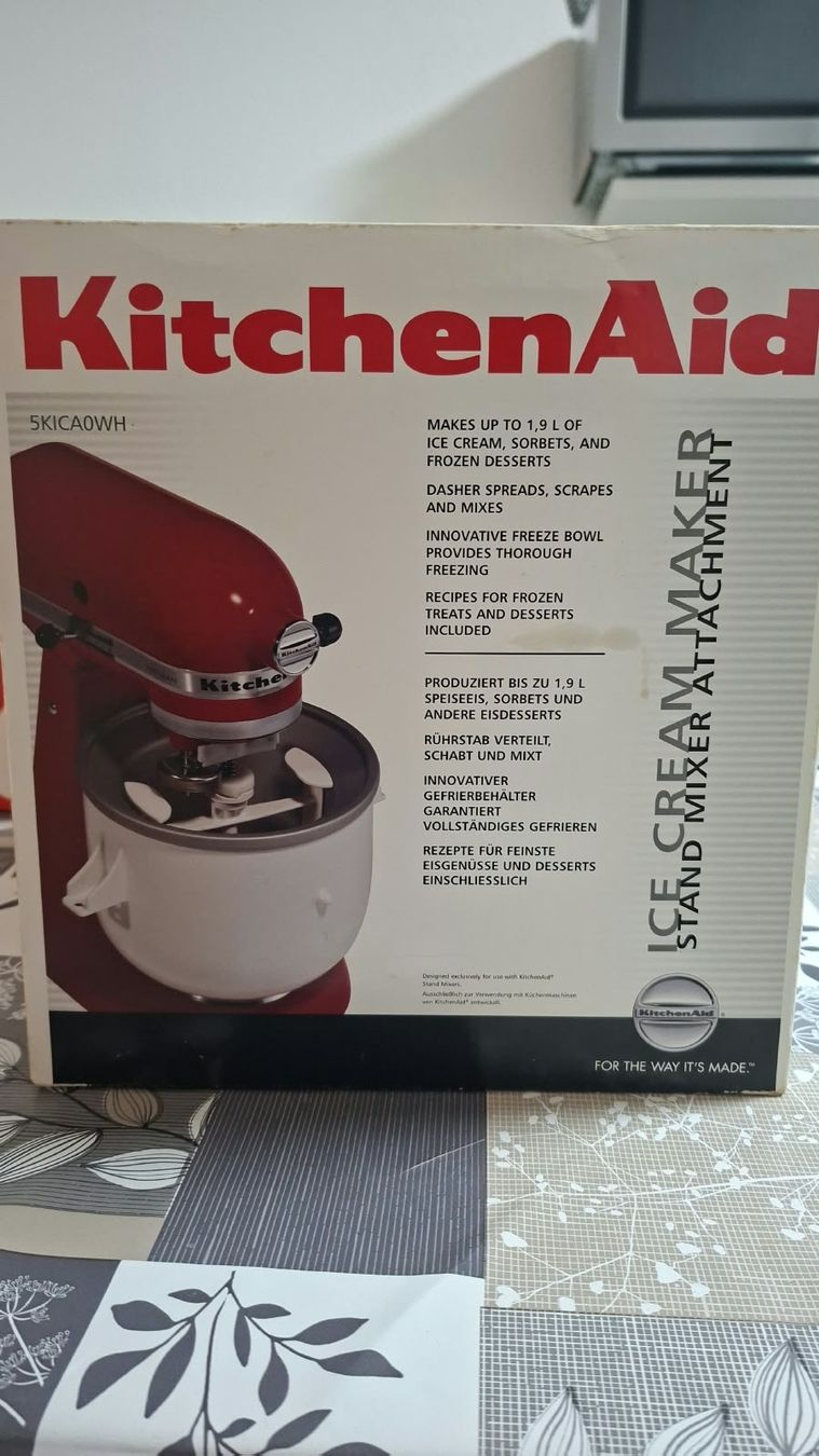 Kitchenaid Elettrodomestici da cucina: Ice Cream Maker KitchenAid – Usato da Trimbach venduto da Ale-07 1