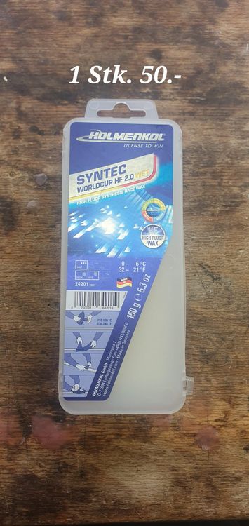 【新品・処分】HOLMENKOL SYNTEC WORLDCUP HF MID Ski Race Wax Suusamu00e4u00e4re Holmenkol Syntec Worldcup HF Mid