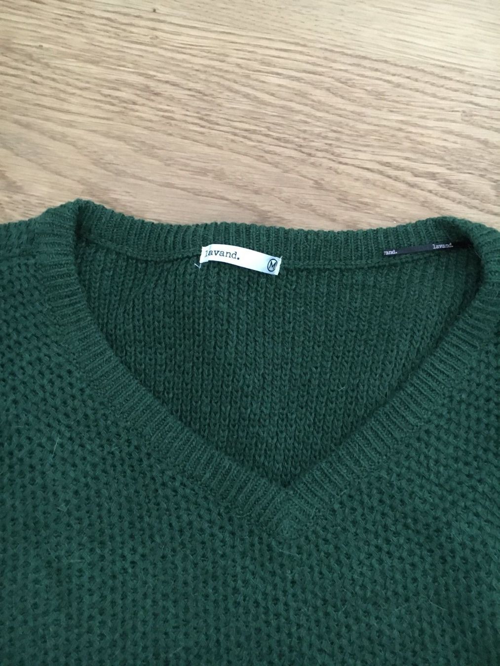 Maglioni & Felpe: Dunkelgrüner Wollpullover von LAVAND M – Usato da Rotkreuz venduto da Vkahlo 1