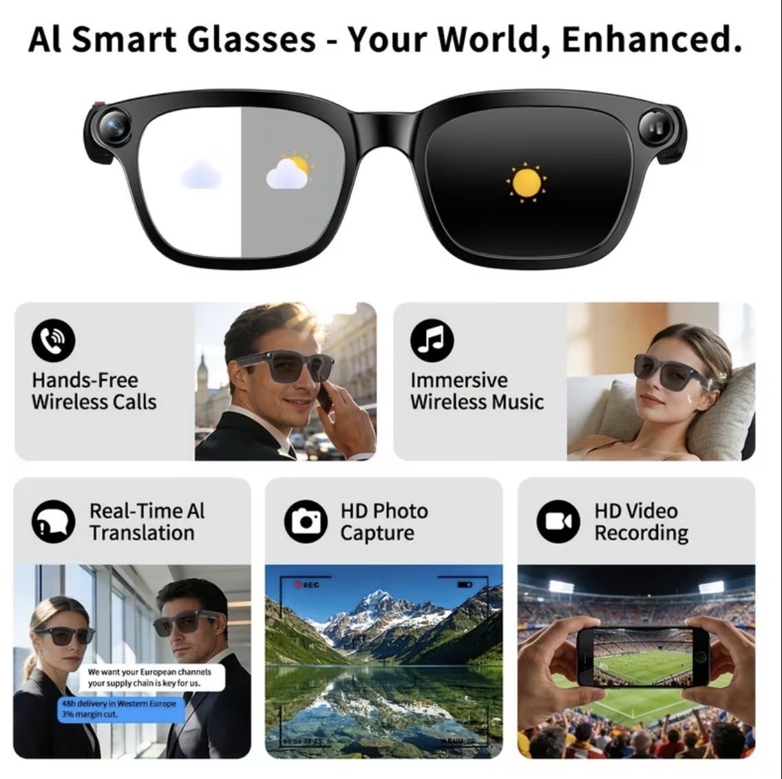 Brillen & Gläser: KI-Smartbrille – Neu und originalverpackt aus Dulliken von Erfolgreich05 6