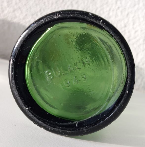 Feldschlösschen Bicchieri, Caraffe & Bottiglie: Alte Bierflasche Erlenbrauerei Glarus Bier 1949 – Usato da Schenkon venduto da Elbarto007 7