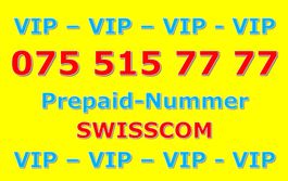 075 515 77 77 Top Handynummer VIP (PREPAID) Natelnummer