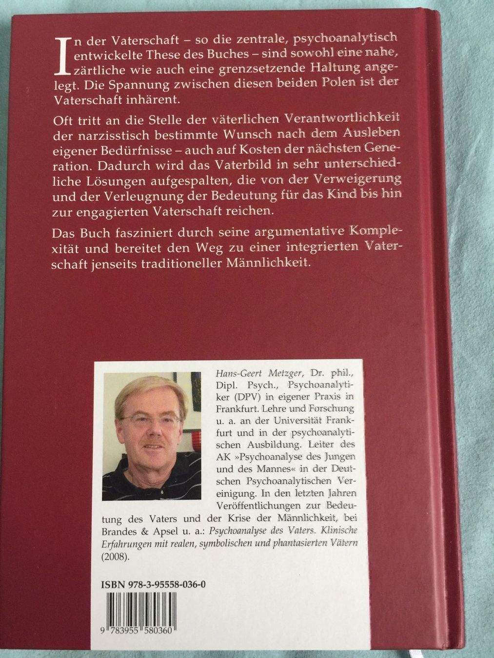 Bücher: FRAGMENTIERTE VATERSCHAFTEN, H-G Metzger – Neu (gemäss Beschreibung) aus Zürich von Husopaska 4