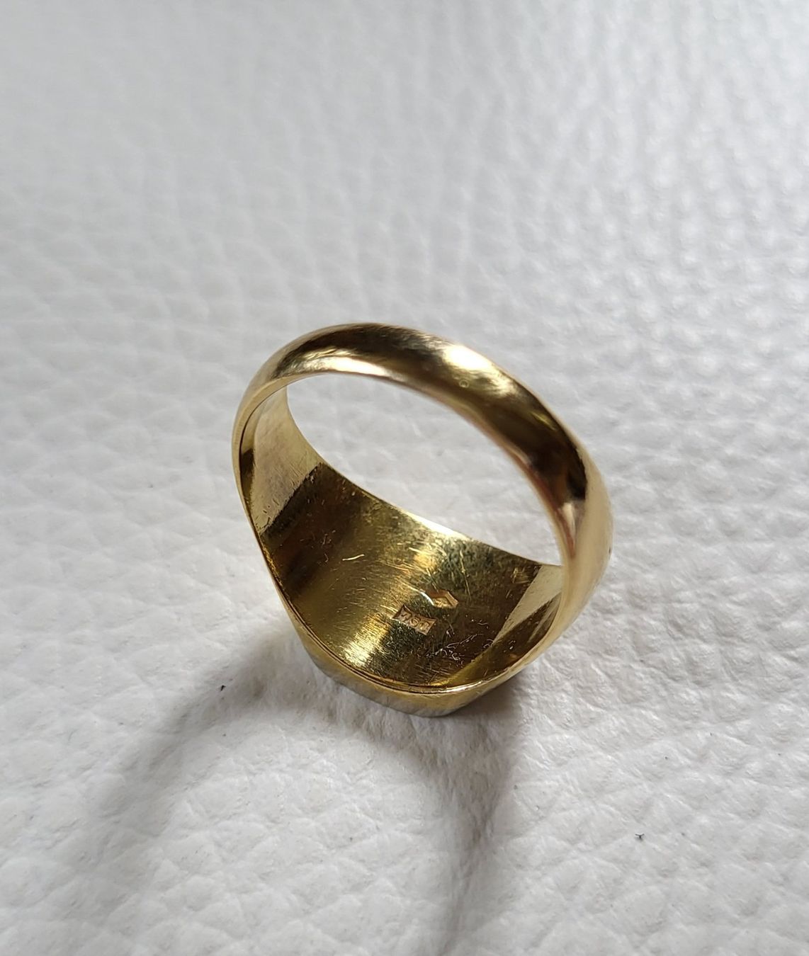 Anelli: Gold 750 Siegel Ring 18 Karat – Usato da Wald ZH venduto da Dasilver 7