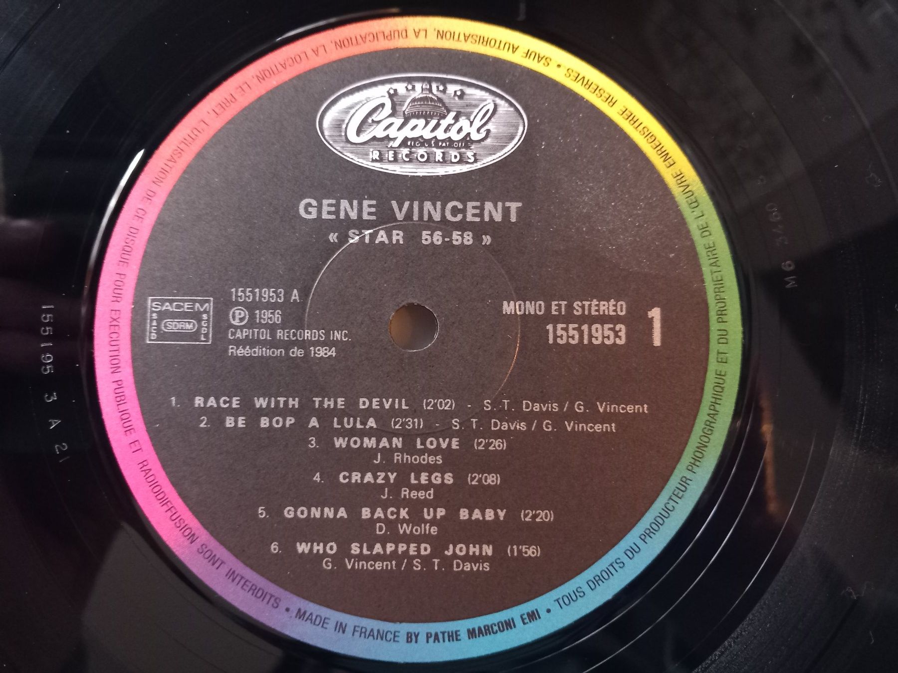 Dischi in vinile: Gene Vincent - Coffret 3 LPs - Star 56-58 – Nuovo (secondo la descrizione) da Ecublens VD venduto da Popeye007 3