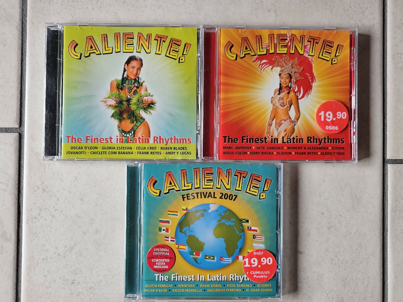 CD: Caliente  -  3x Alben – Usato da Schneisingen venduto da backstore24