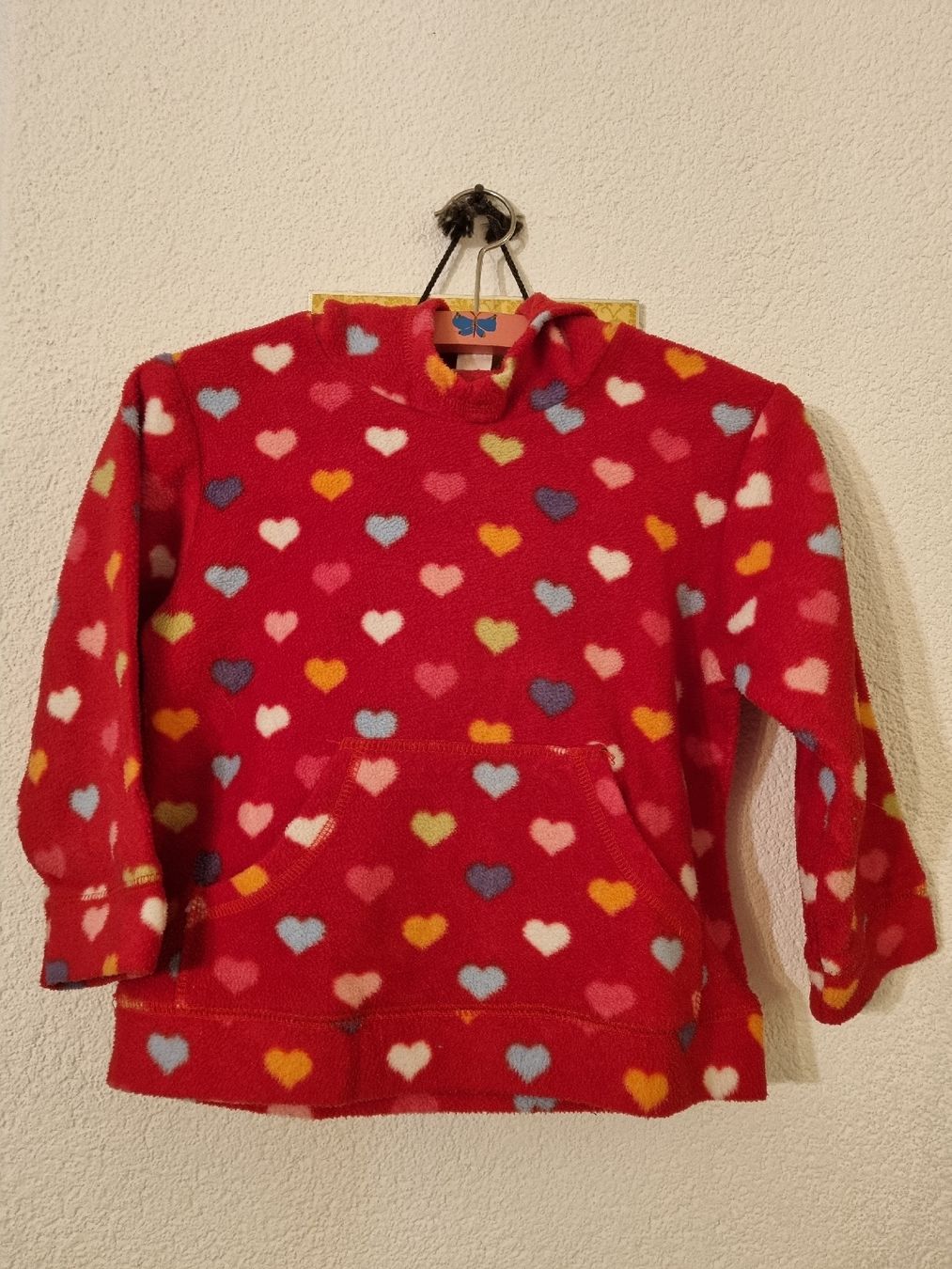 Manila Grace Maglioni & Felpe: Süsser Fleece-Pulli mit Herzchen, Gr. 92 – Usato da Lengnau AG venduto da Endless