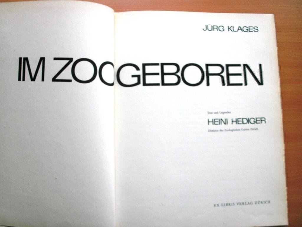 Libri: Im Zoo geboren - Bildband – Usato da Grenchen venduto da Kogi7 1