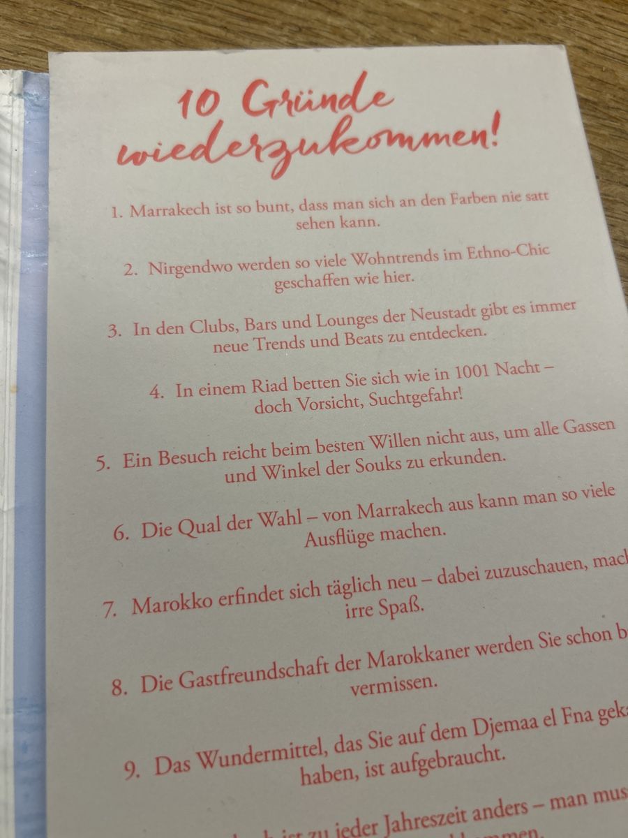 Libri: Marrakech Reiseführer – Usato da Wichtrach venduto da henzmann1 2