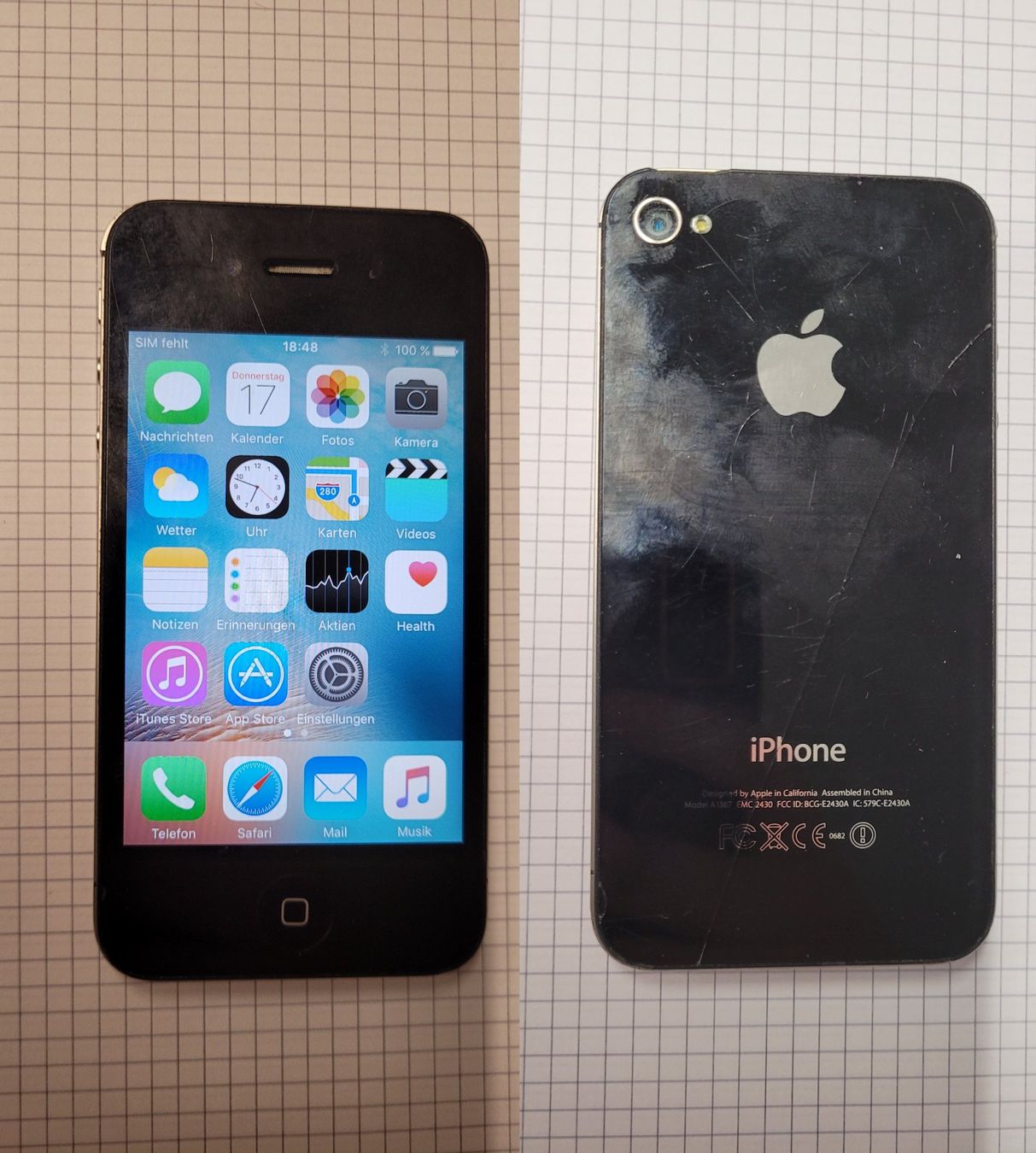 Apple Handys / Smartphones: Apple Iphone 4s / A1387 / 8 GB / iOS 9.3.6 / #127 – Gebraucht aus Adlikon b.Regensdf von ChriZ86