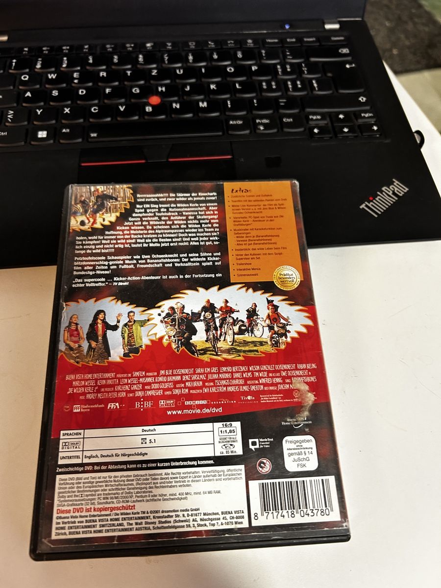 Tutti i DVDs: Die Wilden Kerle 2 – Usato da Therwil venduto da Zak0 2