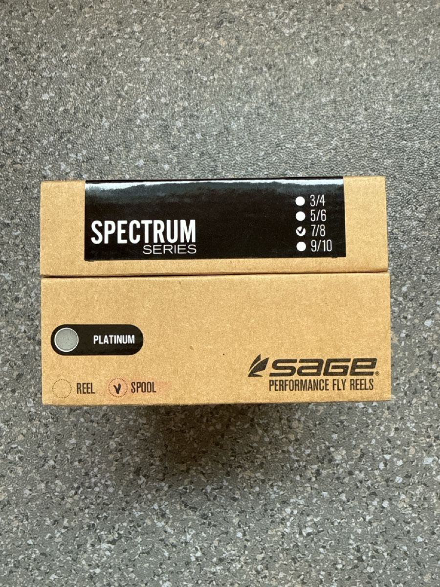 Tamburi & Mulinelli: Sage Spectrum 7/8 Platinum Spool mit Schutzhülle – Nuovo e nell'imballaggio originale da Bürglen UR venduto da Sticki1