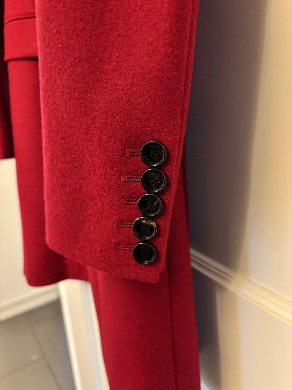 Burberry Mäntel: Burberry Wollmantel rot S – Gebraucht aus Bern von Tourbillon72 3