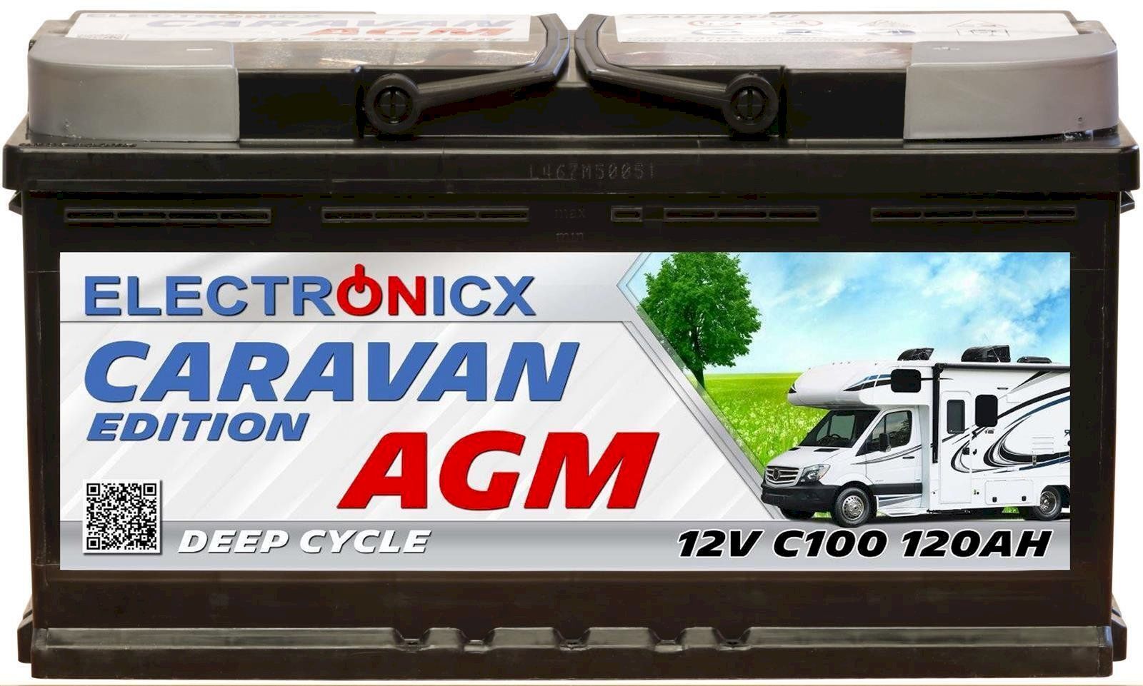 Batteries: Electronicx Caravan Edition 120 AH 12V – Neuf avec emballage d'origine à Bottighofen par zaap