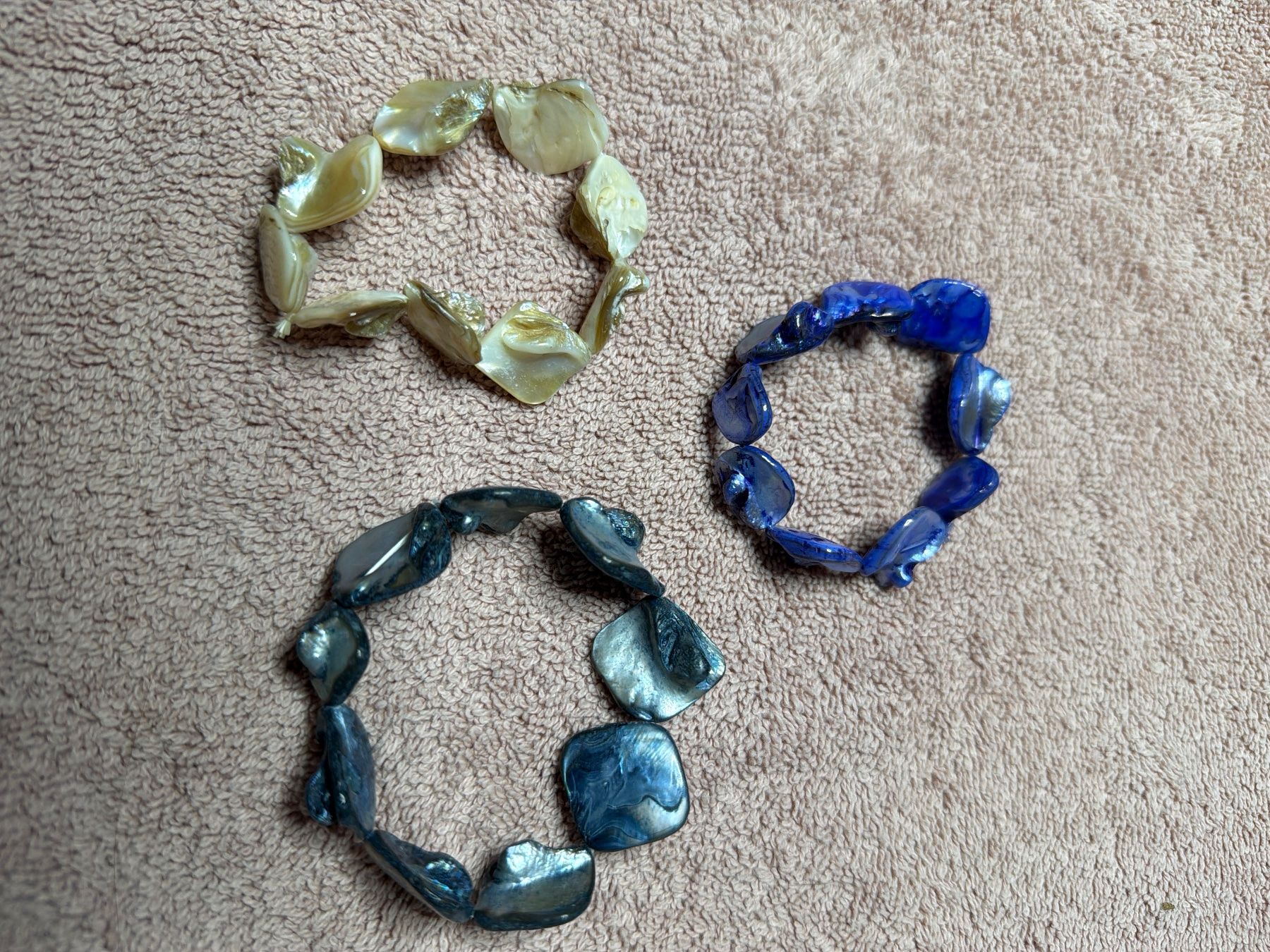 Bracciali & Braccialetti: Armband aus echten Muschelnuggets – Nuovo (secondo la descrizione) da Embrach venduto da KleineFee51 2