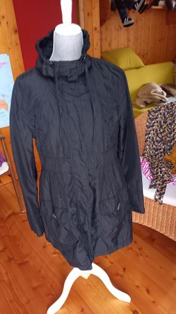 Schwarze Übergangsjacke von Street One, Grösse 42 Top!