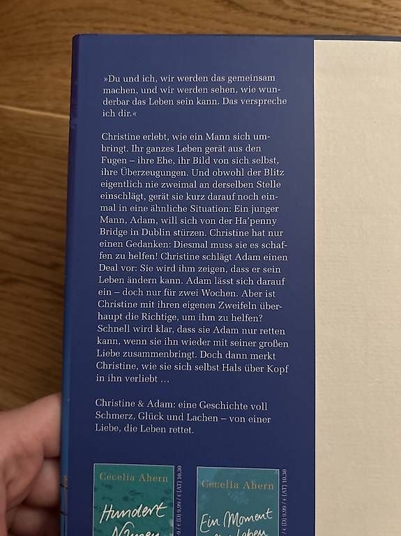 Bücher: Die Liebe deines Lebens - Cecelia Ahern (Roman) – Gebraucht aus Altstätten SG von tab_77z2 3