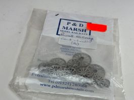 GB5-P&D Marsh Weissmetall Räder für Kutsche