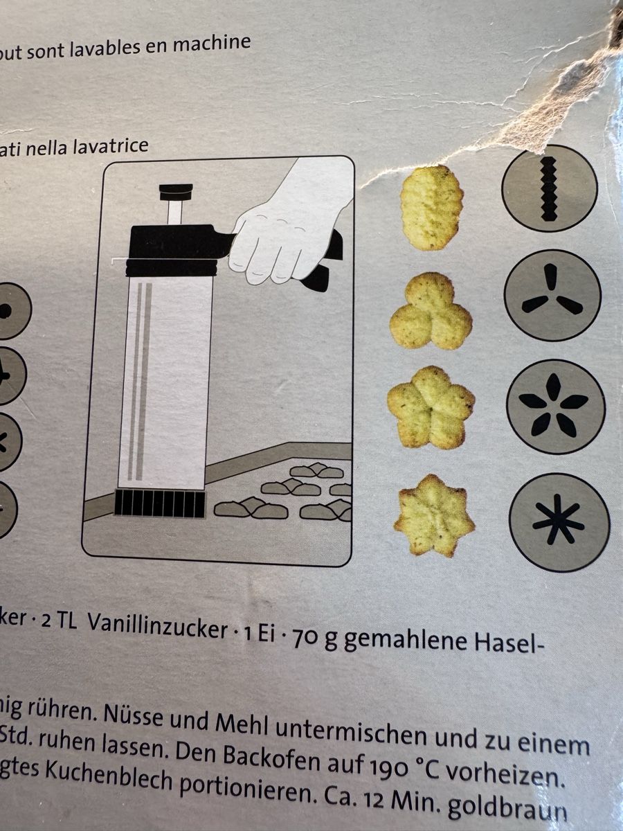 Migros Elettrodomestici da cucina: Gebäckpresse  – Usato da Niederbüren venduto da Oetschli 5