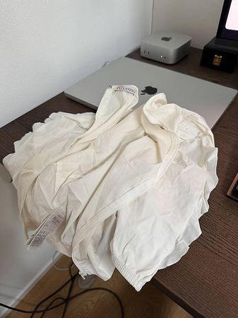 RED Valentino White/Beige T-Shirt Top - Size 38