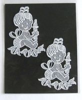 Stickerei Baby mit Schoppen