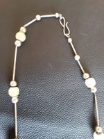 Halskette, Sterling Silber/Glas Handmade