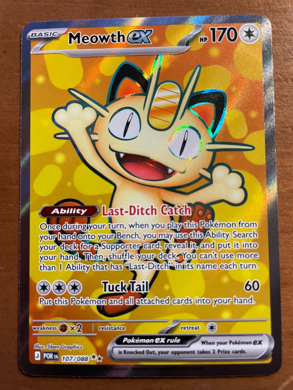 Pokémon Carte collezionabili: Pokemon Meowth eX (Versand gratis) – Nuovo (secondo la descrizione) da Chur venduto da Angerson