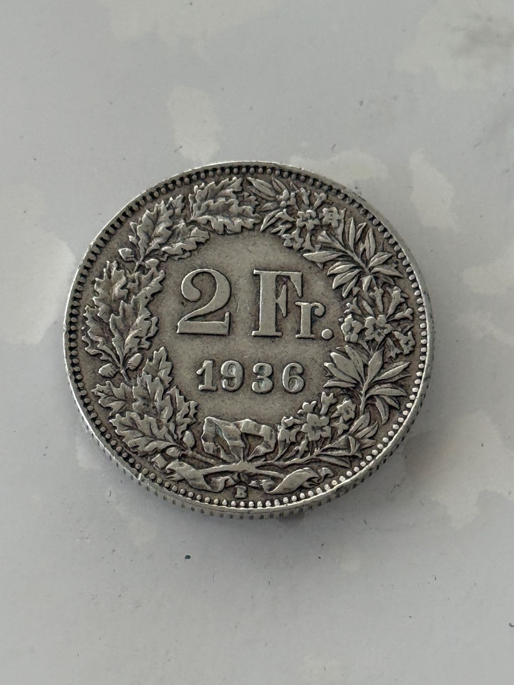 Tutti le monete: 2 Franken 1936  Rar – Usato da Wallisellen venduto da SWISS_SILVER1 1