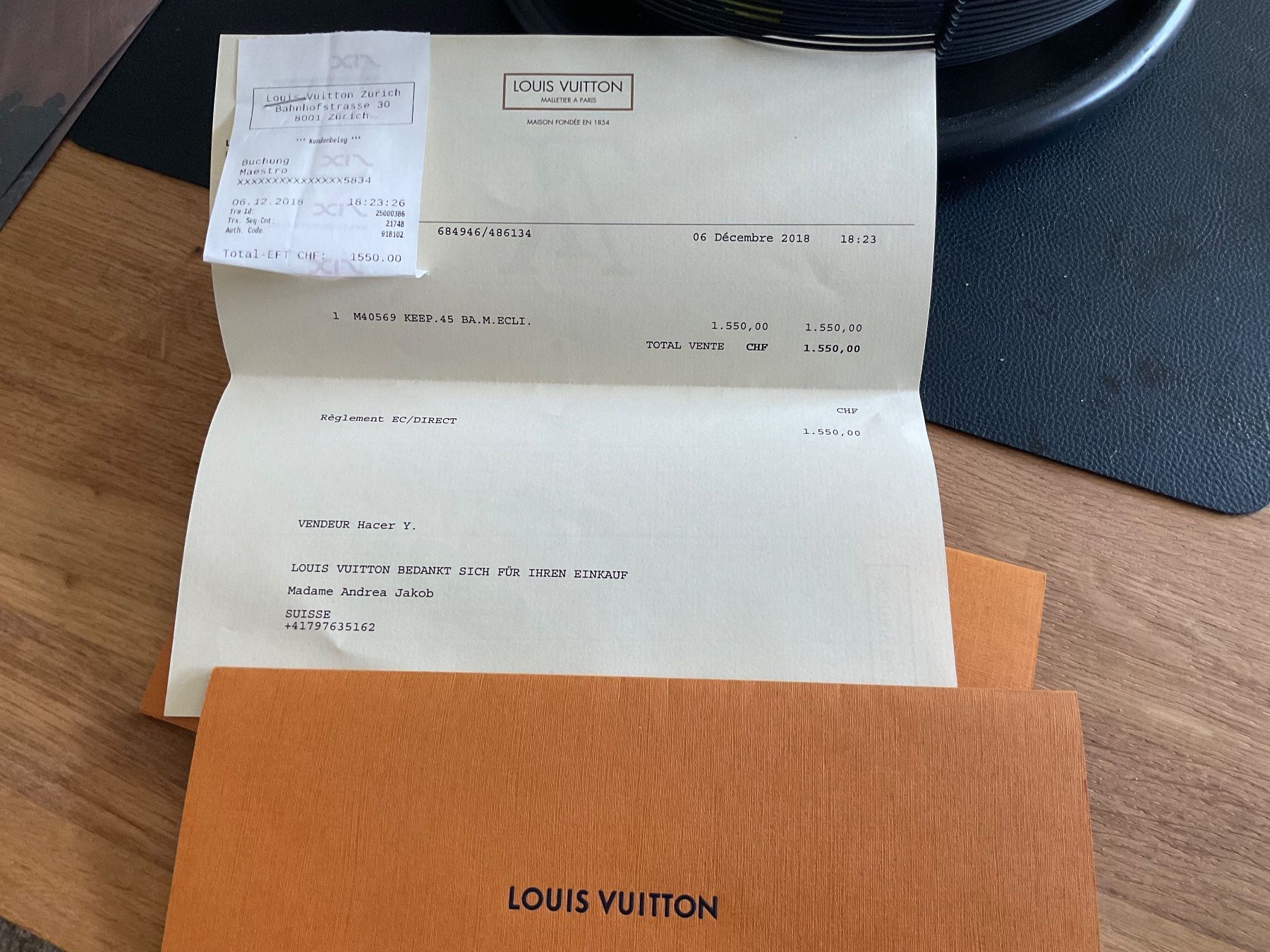 Louis Vuitton Taschen: Louis Vuitton Tasche – Neu (gemäss Beschreibung) aus Reinach AG von Renepulko 3