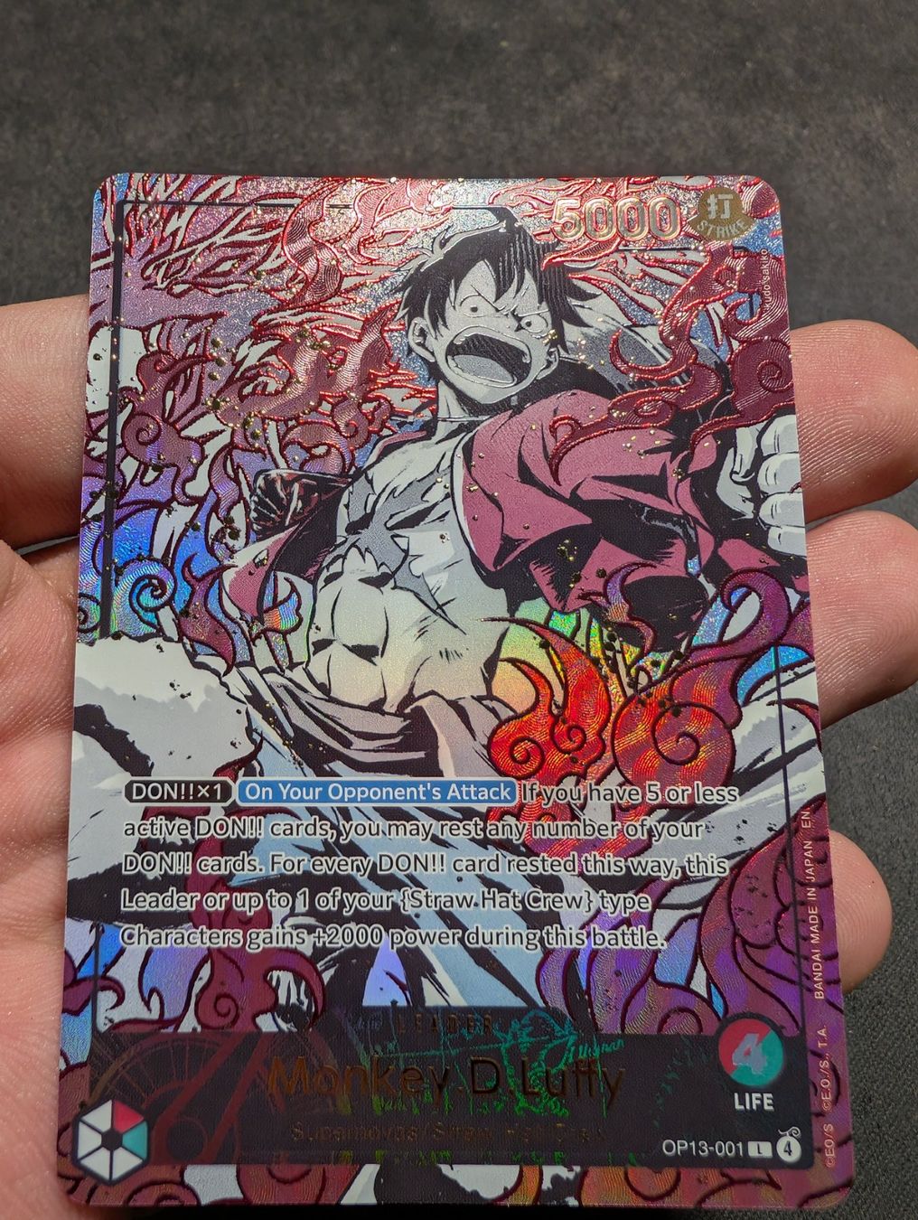 Carte collezionabili: Monkey.D.Luffy Third Anniversary ENG OnePiece – Nuovo e nell'imballaggio originale da Lostorf venduto da sam_g5t9