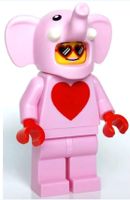 Lego minifiguren BAM, l’éléphant rose
