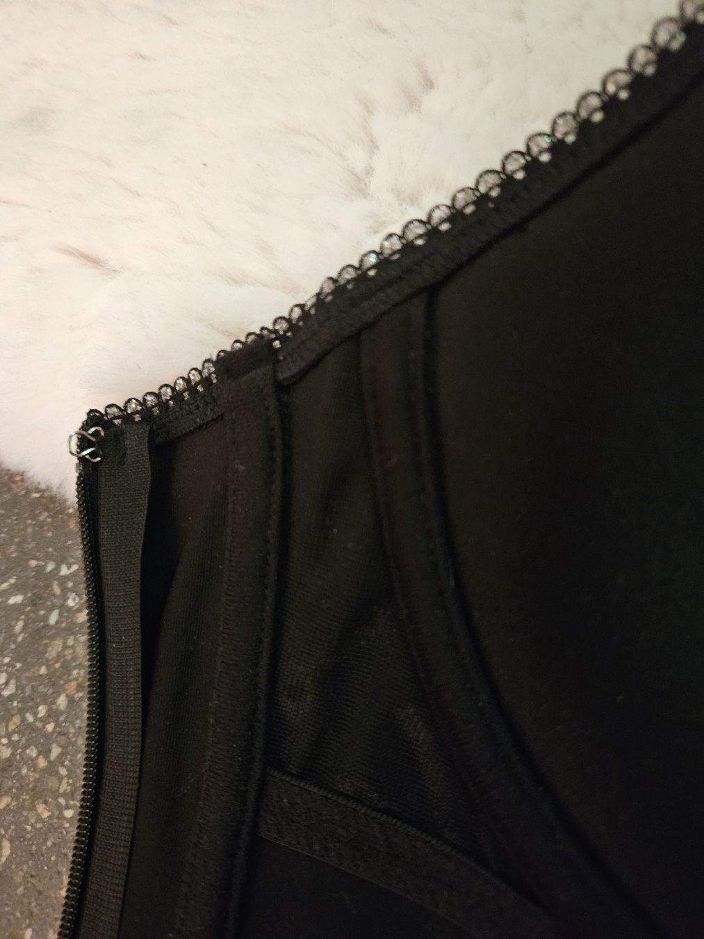 Beldona Top: Bustier Beldona schwarz mit Spitze Grösse 80B  – Nuovo (secondo la descrizione) da Anwil venduto da nomolnoi 5