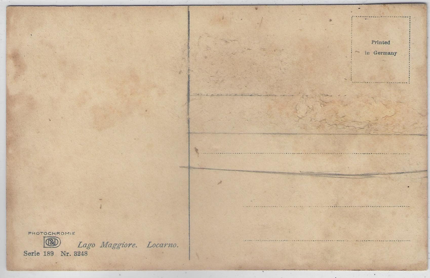 Cartes postales: Lago Maggiore - Locarno - Boote - Litho – D'occasion à Ettingen par Kartenplanet 1